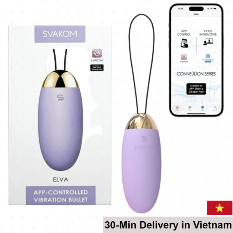 Svakom Elva App Controlled Premium 12 Mode Silicone Egg 