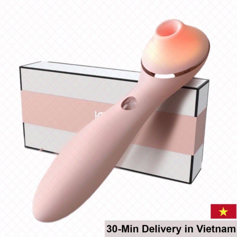 Kiss Toy Dual-Ended Heated Sucking Vibrator 