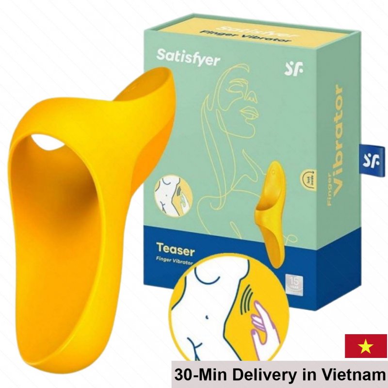 Satisfyer Teaser Finger Vibrator Powerful Small Sex Toy For Intense Fun 