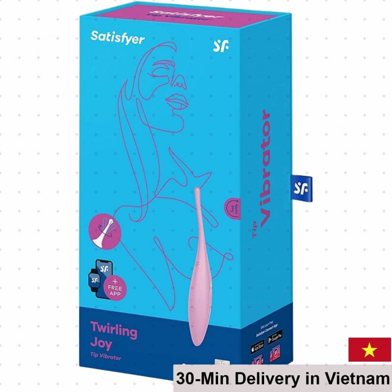 Satisfyer Twirling Joy App-Controlled Clitoral & G-Spot Massager 