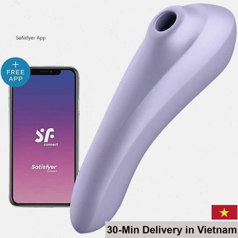 Satisfyer Dual Pleasure App Remote Clitoral Air Pressure Stimulator 