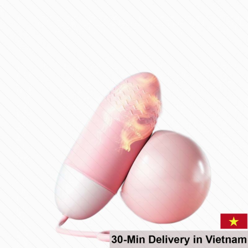 Mizzzeee Fire Sun Heated Powerful Vibrating Egg for Women 