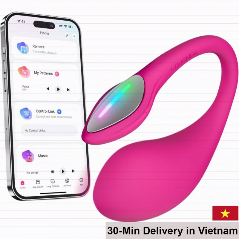 Lovense Lush 4 Advanced Remote Control Bluetooth Egg 