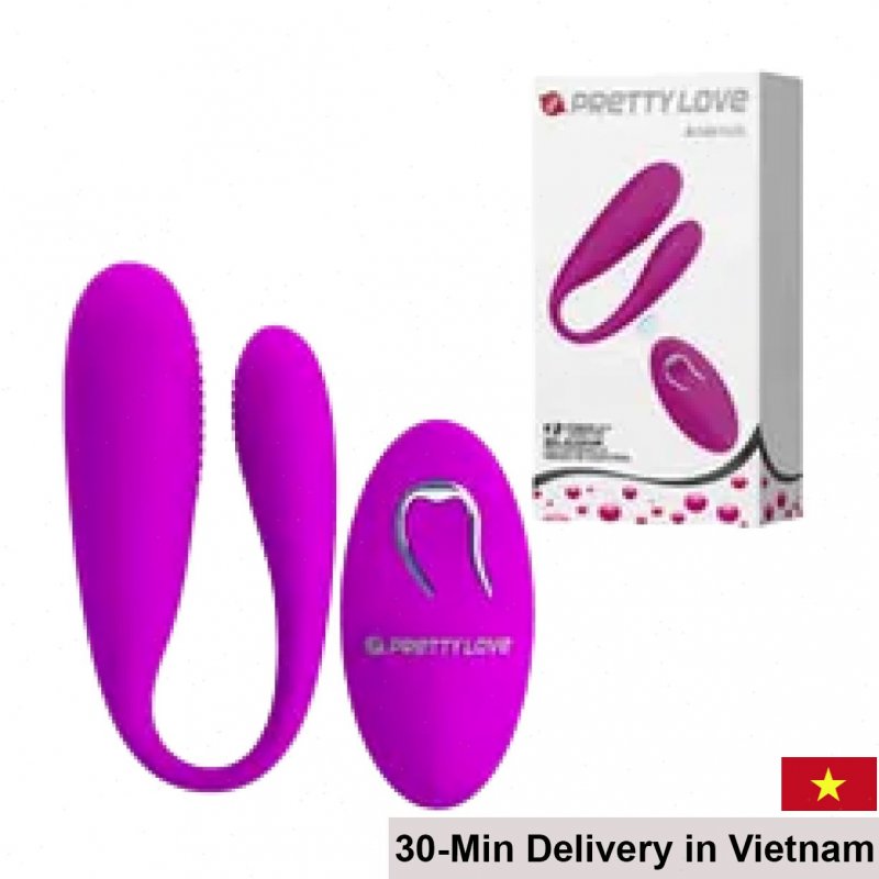 Pretty Love Aldrich Wireless C-Shaped Vibrator with 12 Modes 