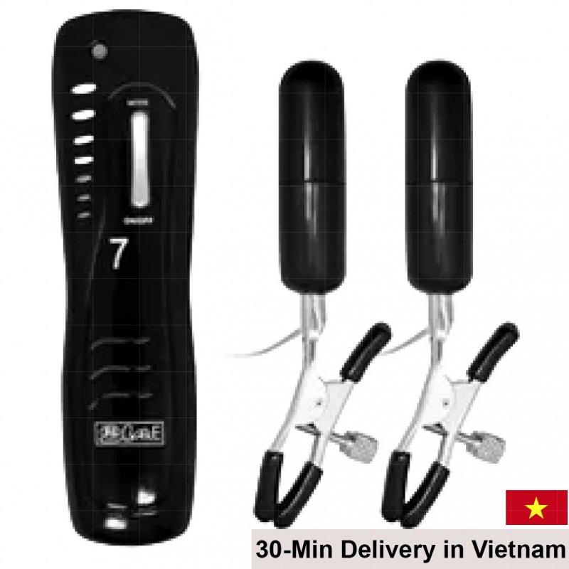 7-Speed Nipple Clamp Vibrating Love Egg Erotic Female Toy 