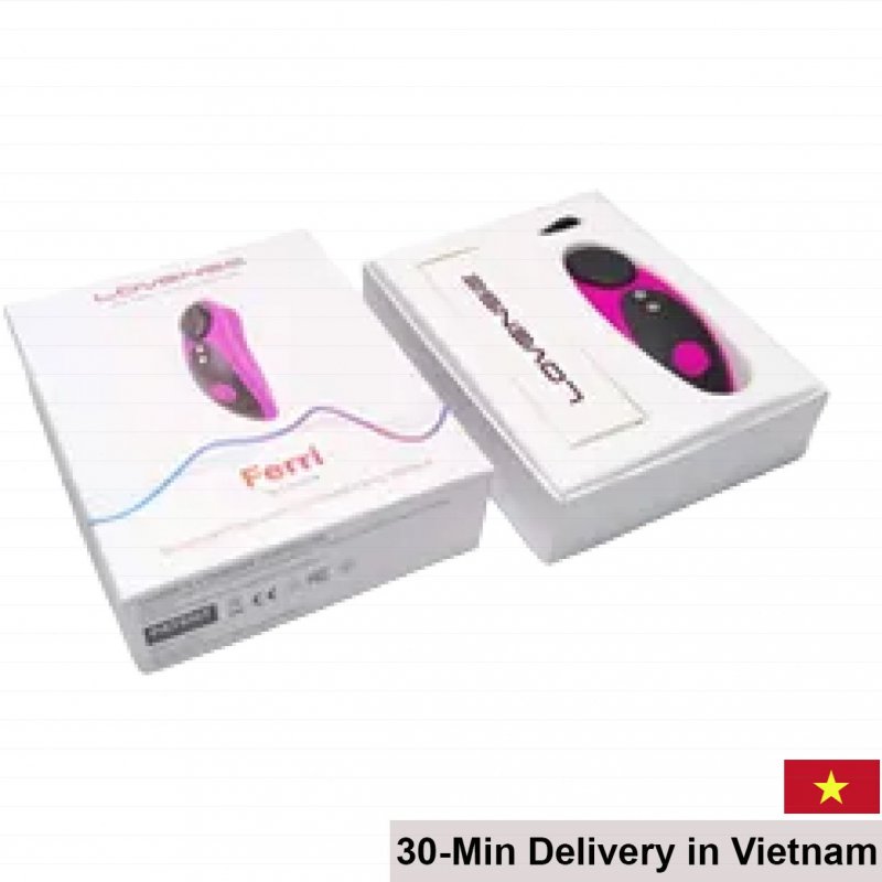 Lovense Ferri Remote Control Vibrating Love Egg Pink 