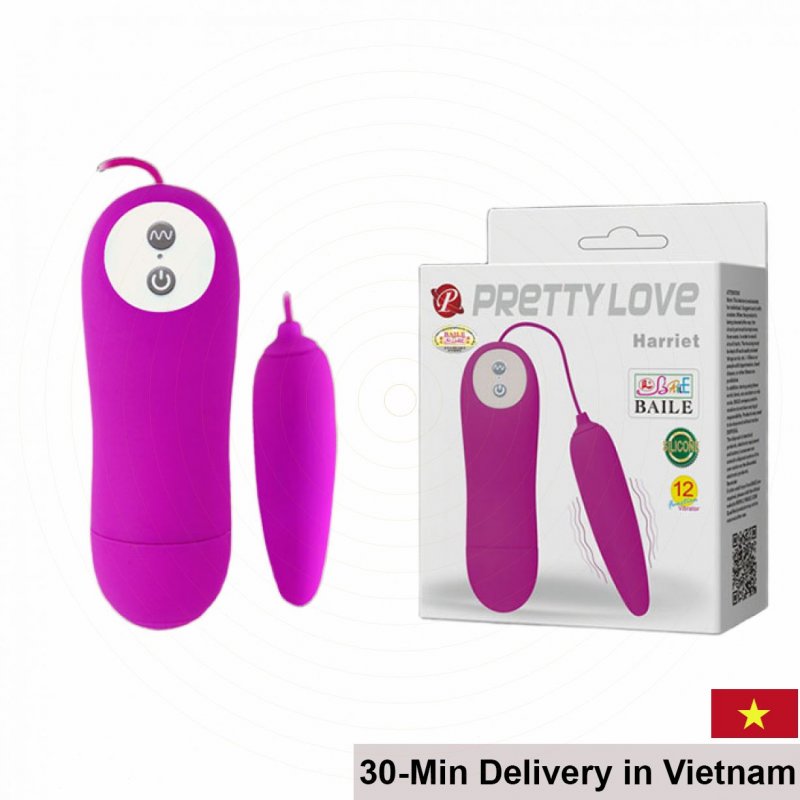 Pretty Love TR14 Compact Dual Mode Wireless Vibrating Egg 