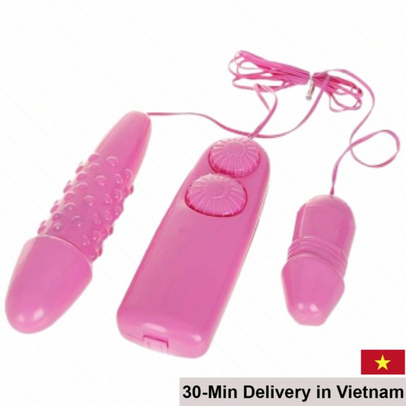 TR09 Love Double Love Egg With Nubs Waterproof Vibrator 