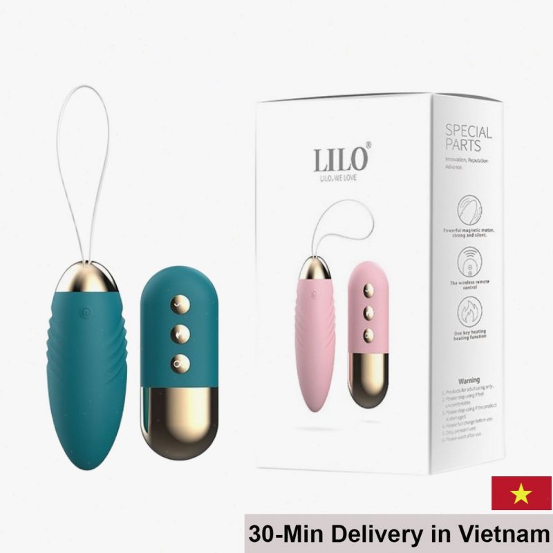 Lilo Heated Rechargeable Love Egg 10 Vibration Modes 