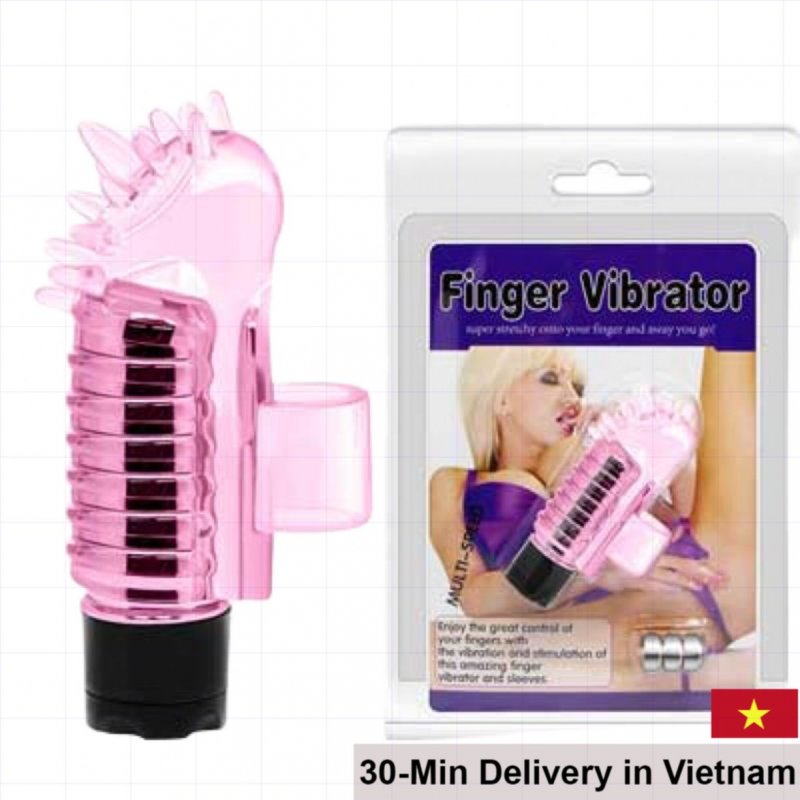 DC10D Powerful Silicone Finger Vibrator Stimulate Intense 