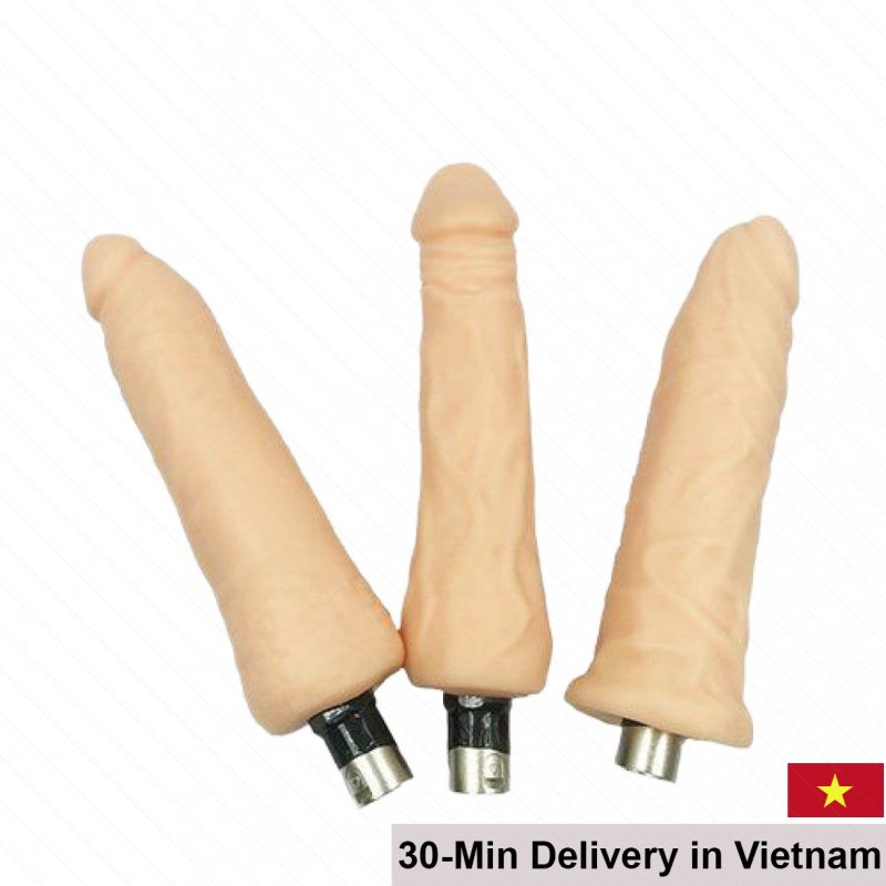 Silicone Realistic Vibrating Masturbator for Machine 