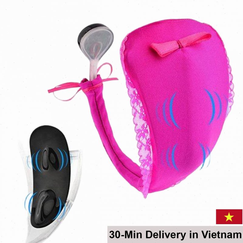 Remote Control Vibrating Women’s Erotic Underwear 