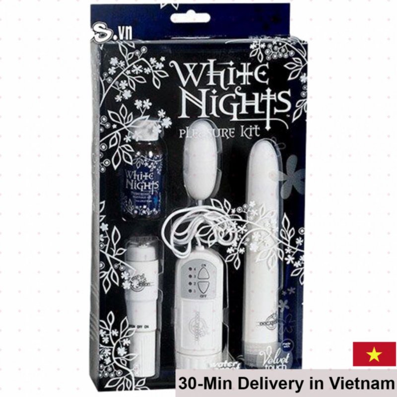 Doc Johnson White Nights Premium Massage Kit For Couples 