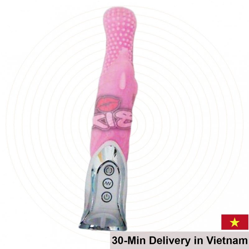 Dolphin Textured Super Vibrating Silicone G-Spot Dildo Massager 