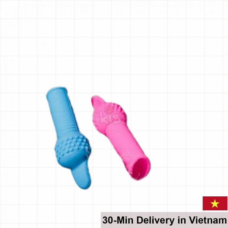 Spiked Finger Sleeve G-Spot Massage Sex Toy for Women & Couples 
