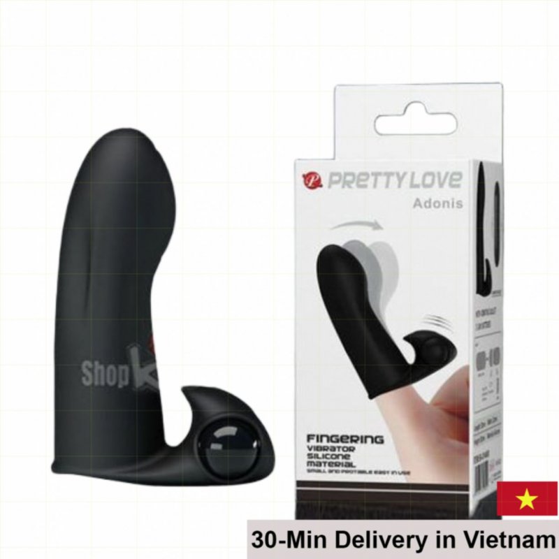 Prettylove Finger Vibrating Sleeve G-Spot Stimulator For Women 