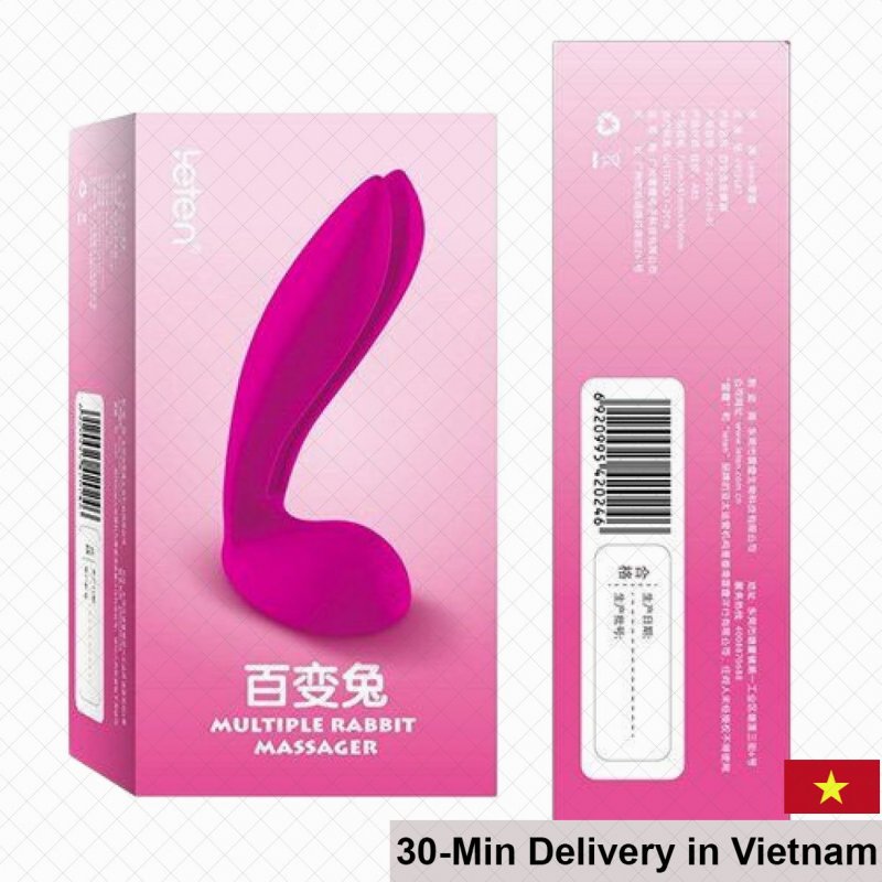 Leten Rabbit G-Spot Massager 3 Motor Vibrating Love Egg Waterproof Sextoy 