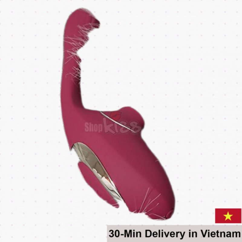 Dina Dual Function Vibrator + Suction Pleasure Device 