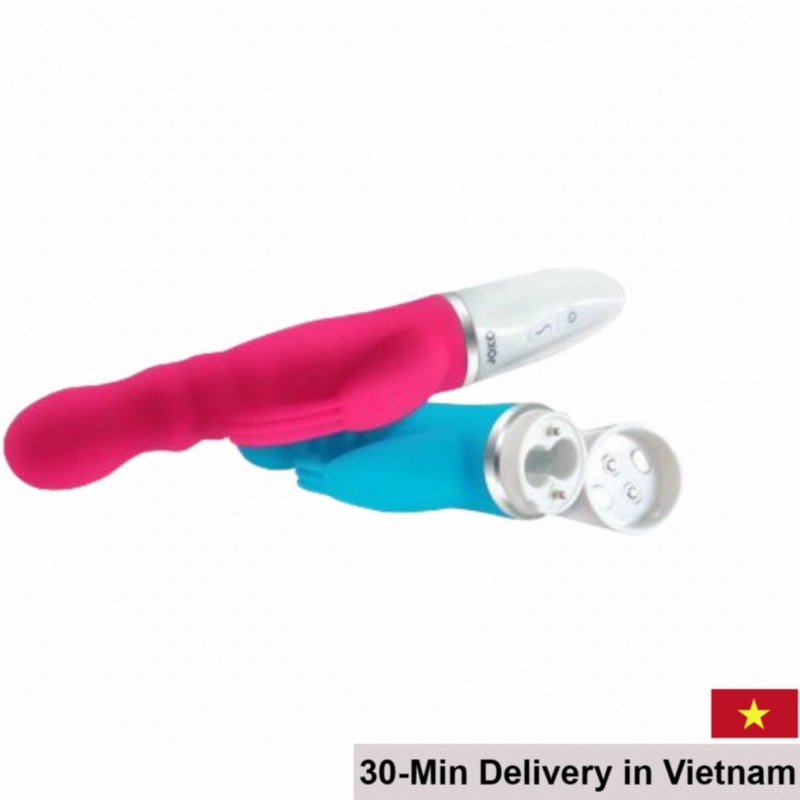 Joko Rose Multi-Mode Vibrating Licking Silicone Dildo 