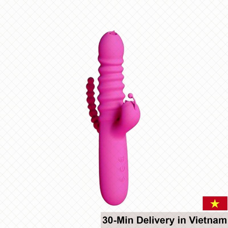 G-spot clit anal vibrating massage female toy 