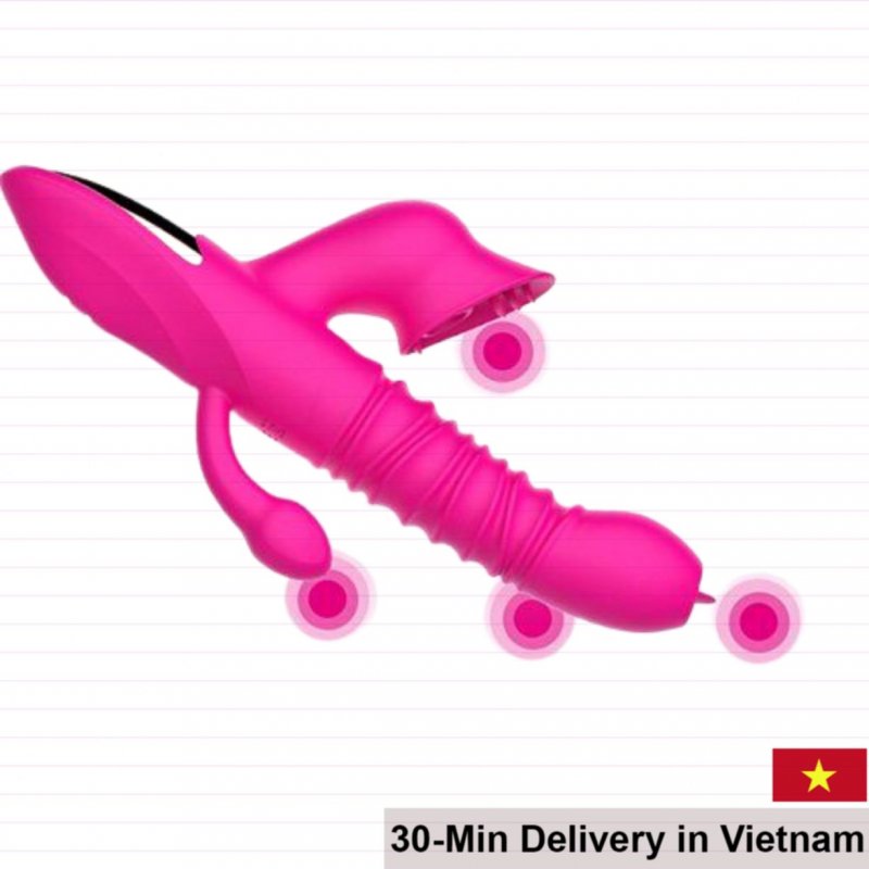 DIBE G-Spot & Anal Licking Sucking Massager 