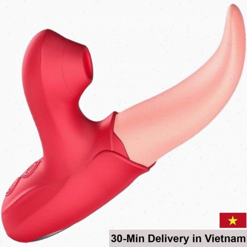 Rose Tongue Vibrator Clitoral Sucking Nipple Tease Intense Joy 