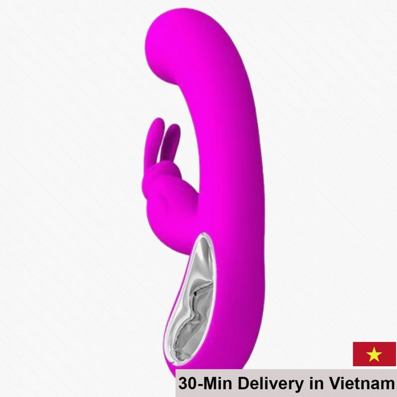 Pretty Love Webb G-Spot Clitoral Silicone Vibrator Purple 