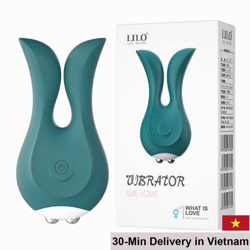 Lilo Rabbit Ear G-Spot Clitoral Massage Vibrator Cute Design 