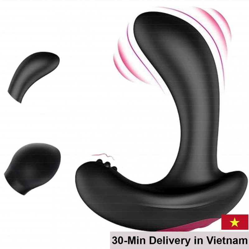 Remote Controlled Inflatable Anal Vibrator Prostate Massage 