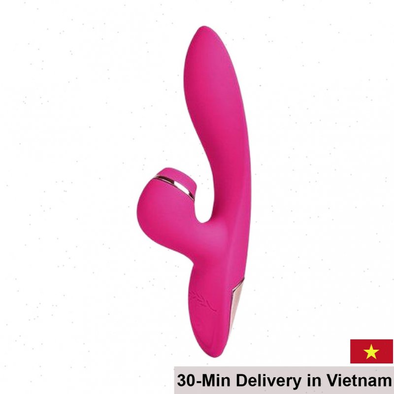 Suction Kiss G-Spot Clitoral Vibrator – Soft Silicone 