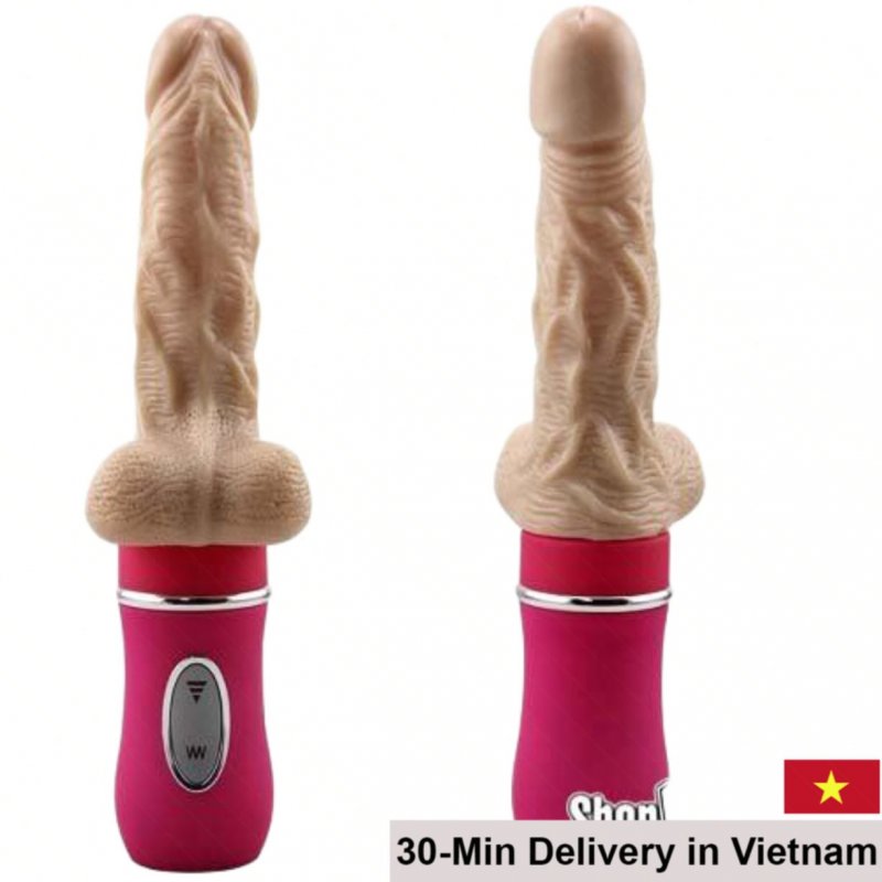 Ailighter Soft Vibrating Thrusting Realistic Dildo 