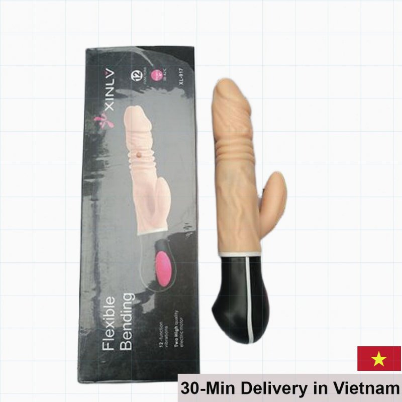 Flexible Bending Silicone Heated Vibrator Female Pleasure 