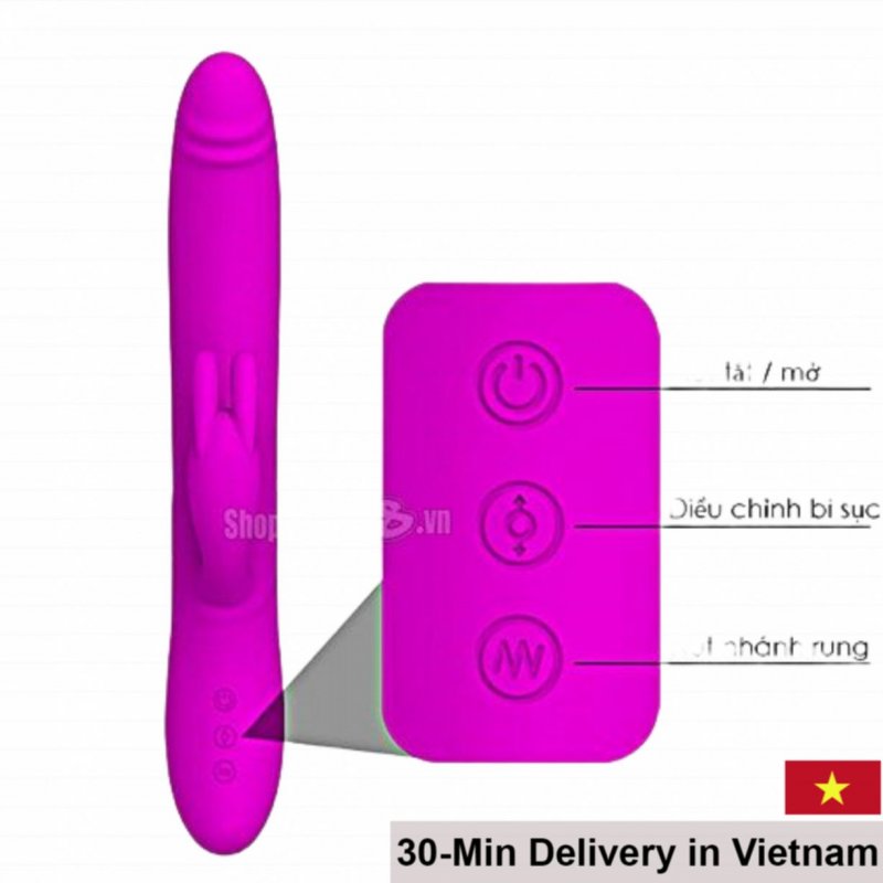 Prettylove Byron Handheld Vibrating Bullet Soft Silicone 
