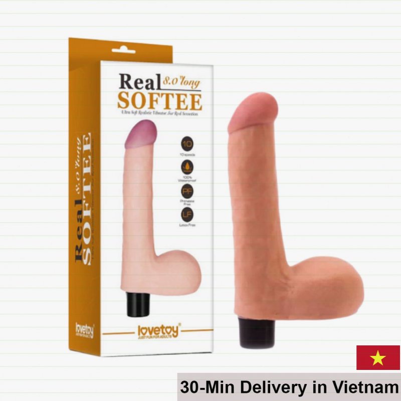 Lovetoy Real Softee Asian Size Realistic Dildo Pleasure 