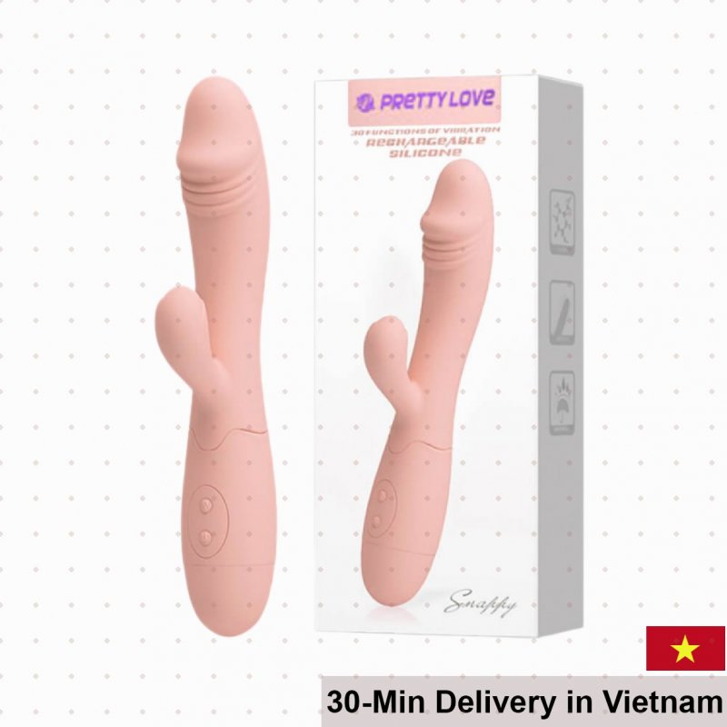 Pretty Love Snappy Rechargeable Vibrating Realistic Dildo for Women 