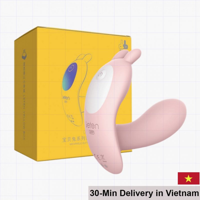 Leten Multi-Function Soft Silicone Realistic Dildo 