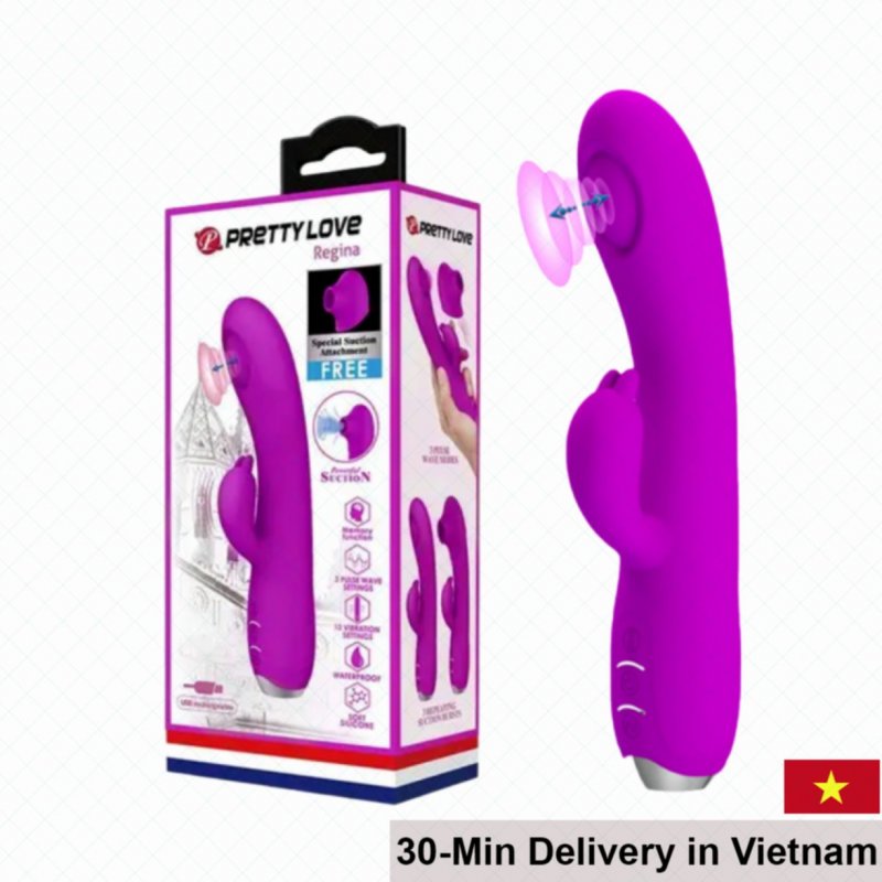 Pretty Love Regina 12-Speed Multi-Function Vibrating Dildo 