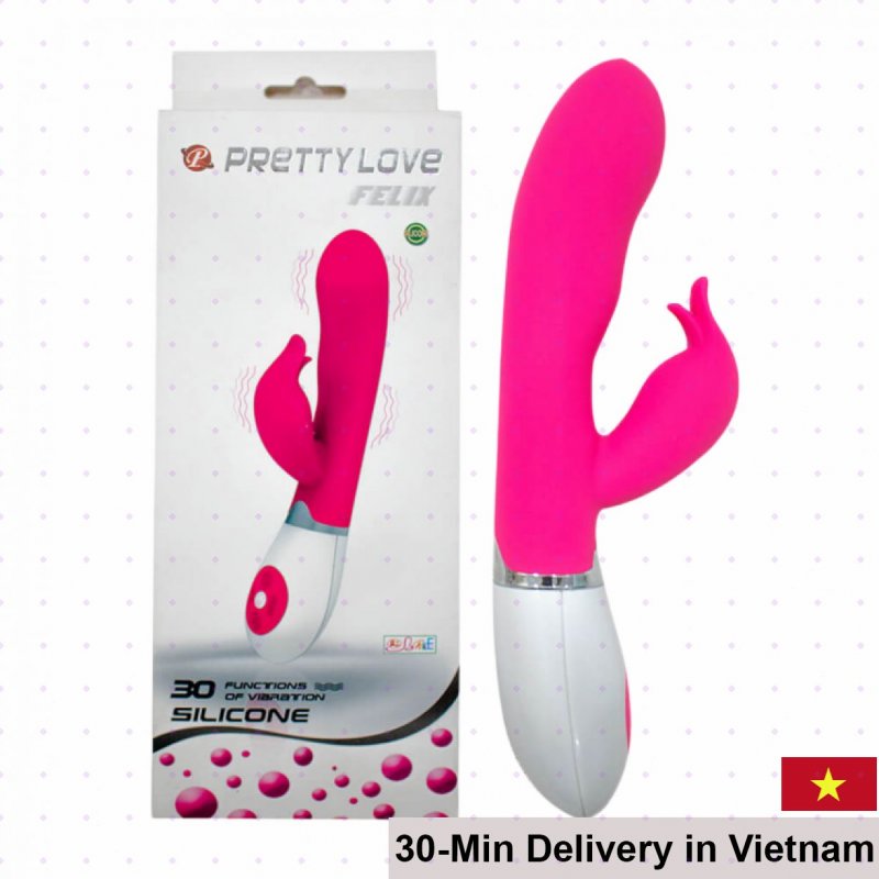 Pretty Love Felix Dual Color Compact Vibrating Dildo 