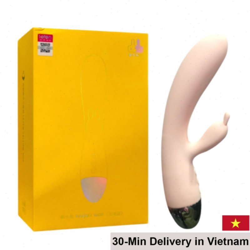 Leten Rabbit Moe Rechargeable 7 Mode Dual Vibrator 