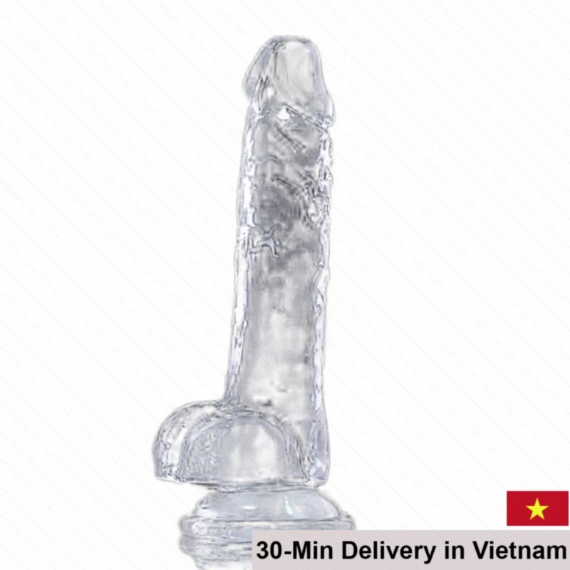 Lovetoy Flawless Clear 7.5 Inch Premium Silicone Dildo 