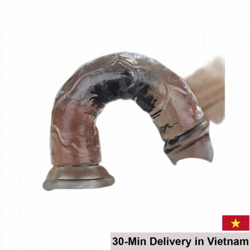 Lovetoy Flawless Clear 7inch Soft Silicone Realistic Dildo 