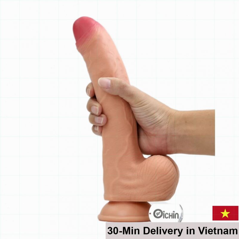 Lovetoy 11 Inch Soft Double Layer Realistic Dildo 