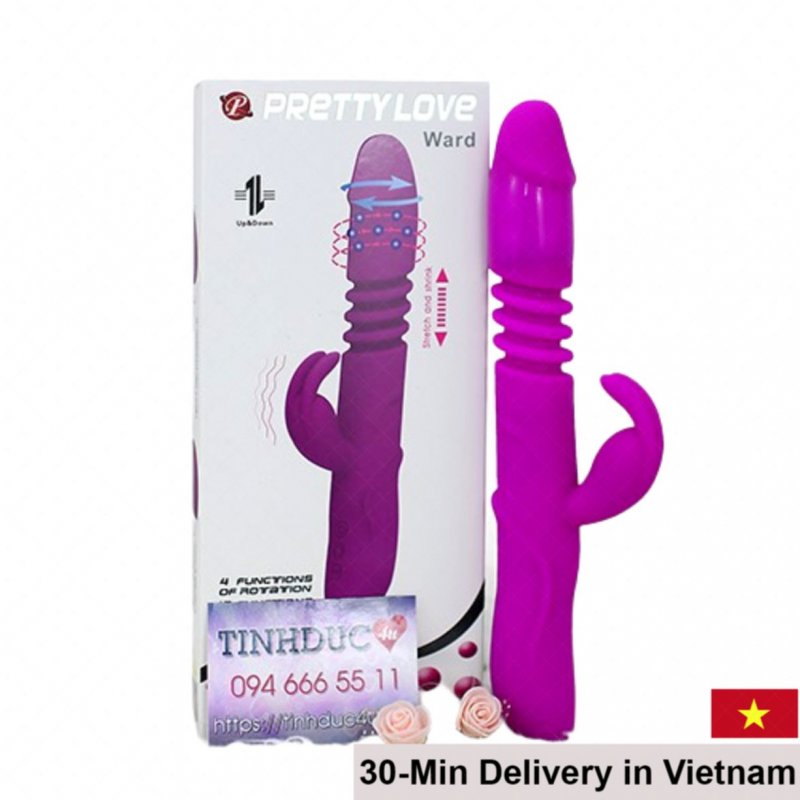Pretty Love Ward Thrusting & Vibrating Dildo for Women 