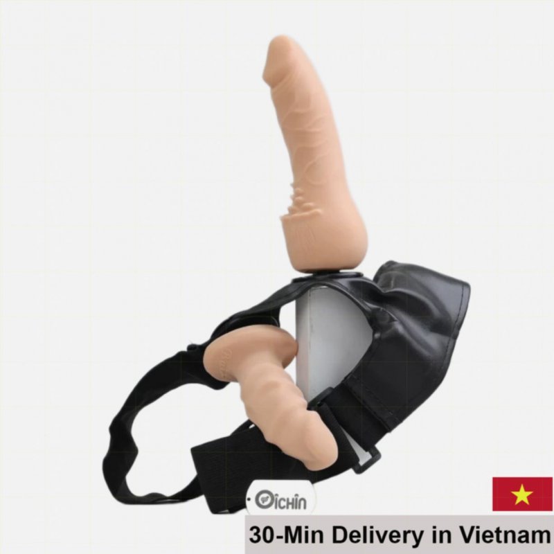 Double Ended Female Harness Les Strap-On Soft Leather 