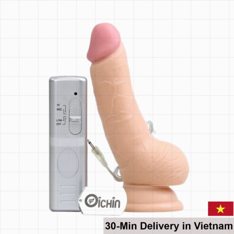 Lovetoy Real Extreme 7 inch Strong Vibrating Dildo 