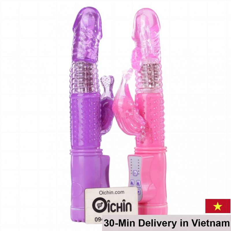 Female Masturbator Vibrating Rotating Realistic Pleasure Sex Toy 