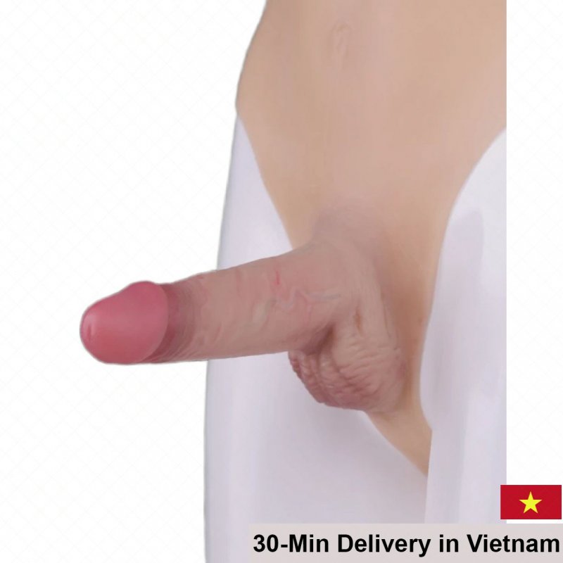 Jiuai Soft Triangular Wearable Realistic Dildo 