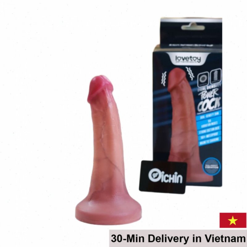 Lovetoy Dual Density 6-inch Remote Control Vibrating Dildo 