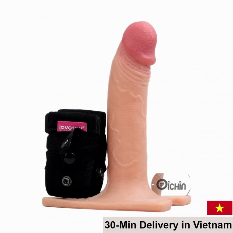 Lovetoy Rodeo Strap-On Hollow Silicone G-Spot Pleasure Dildo 