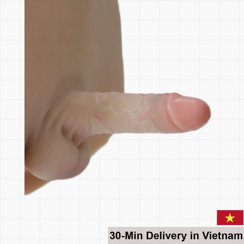 JIUAI Love Soft Hollow Wearable Realistic Dildo 